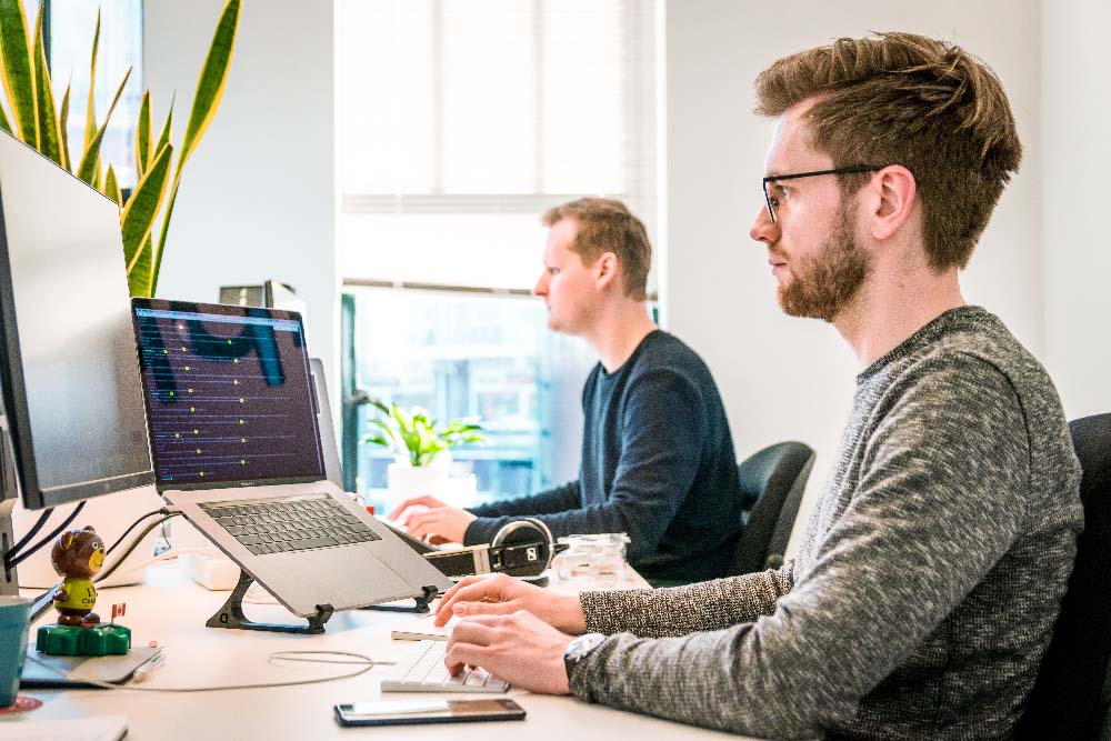 Developers building custom software